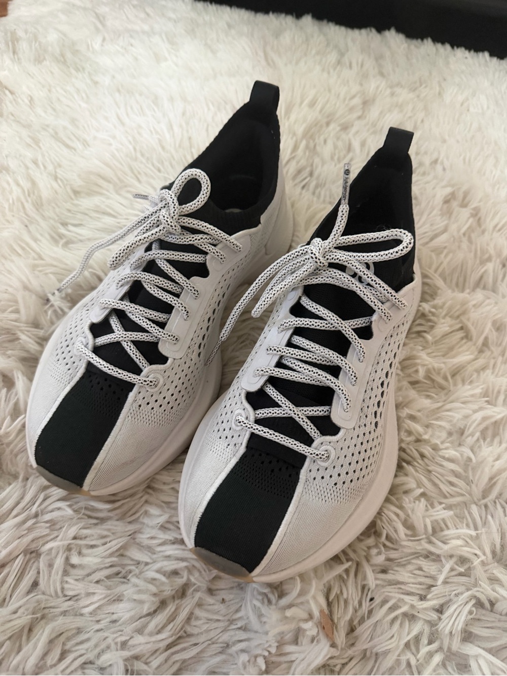 lululemon athletica White and Black Athletic Sneakers